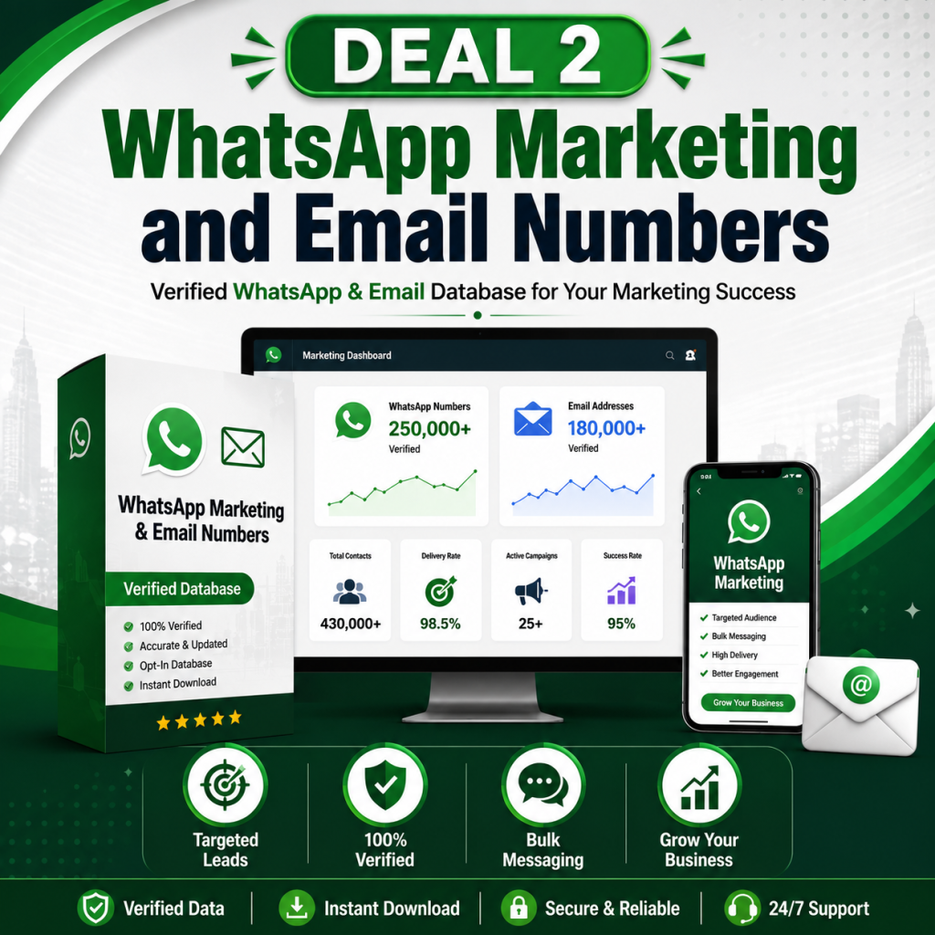 WhatsApp Marketing and Email Numbers