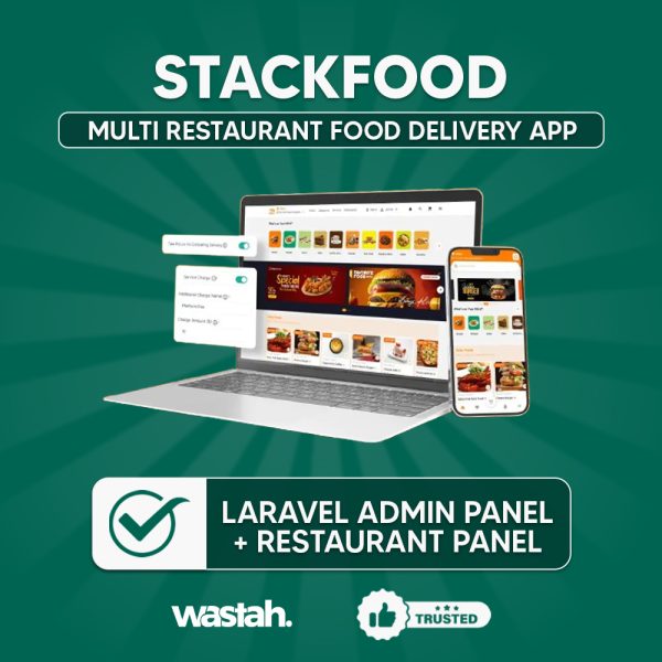 StackFood Multi Restaurant - Food Delivery App with Laravel Admin and Restaurant Panel